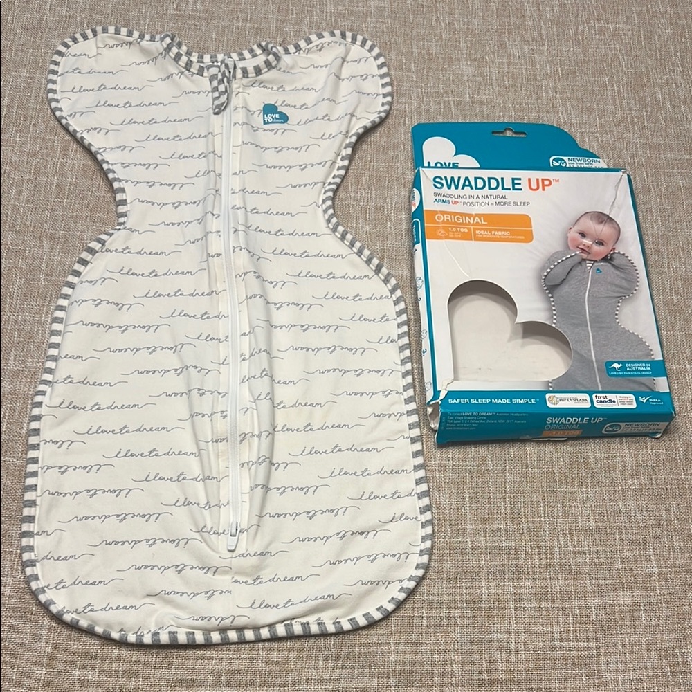 Love to Dream Swaddle Up in White Dreamer